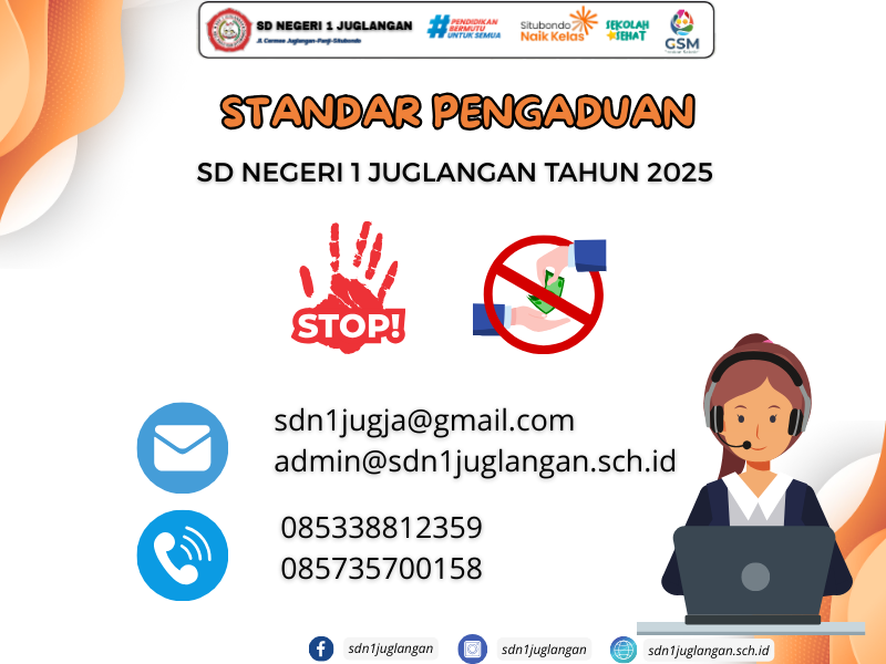 Konsultasi dan Pengaduan SD Negeri 1 Juglangan
